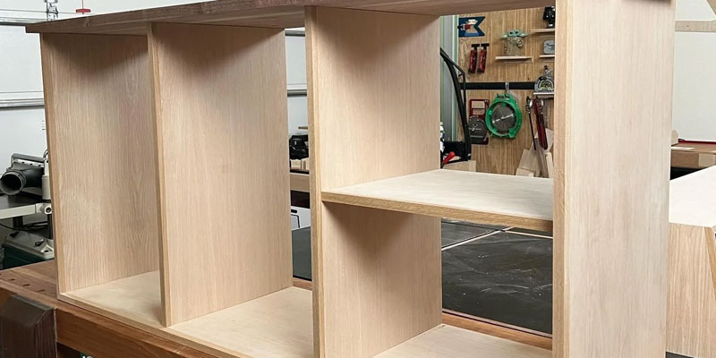 Cabinet making router bit application