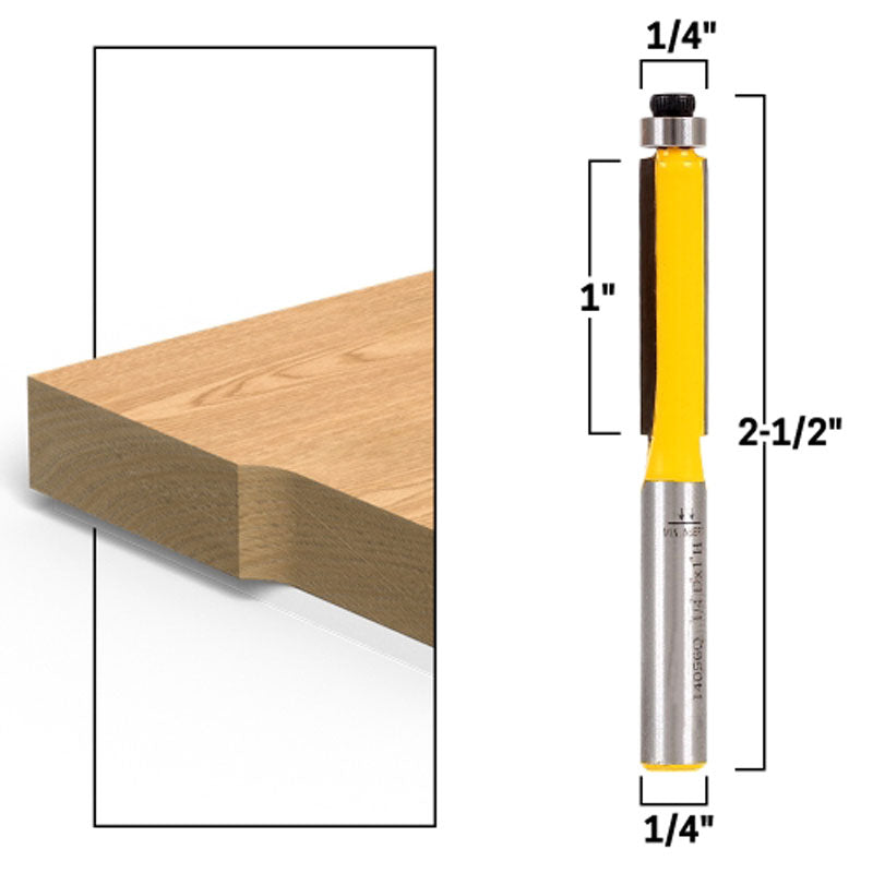 Flush Trim Template Router Bit Set