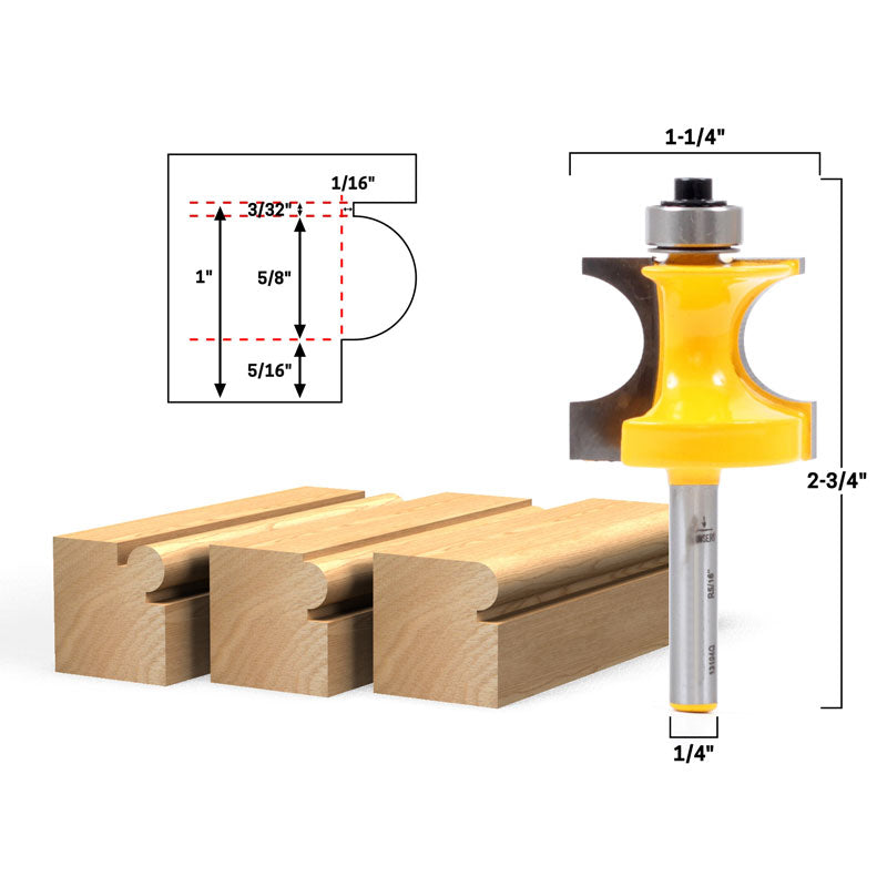 Flush Trim Template Router Bit Set
