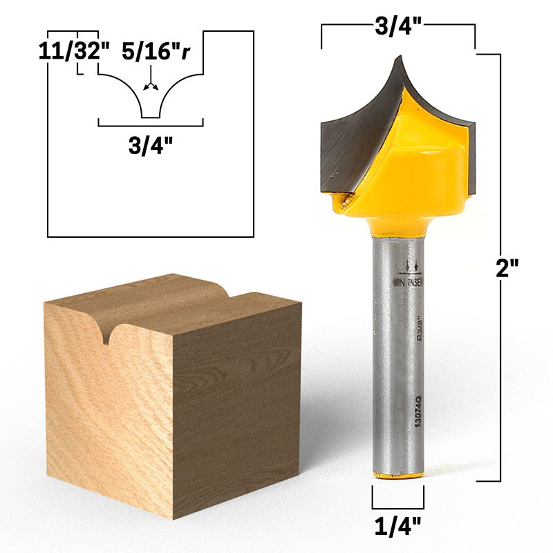 Flush Trim Template Router Bit Set