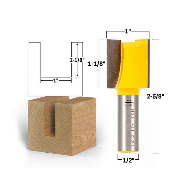 Flush Trim Template Router Bit Set