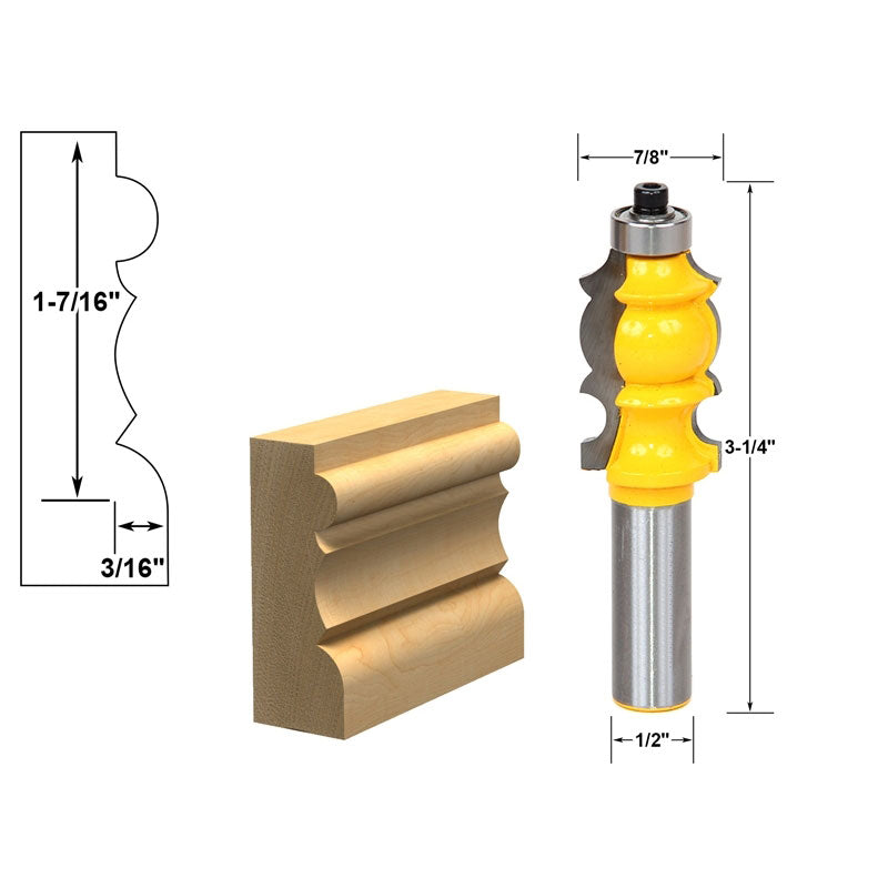 Architectural Molding Router Bit