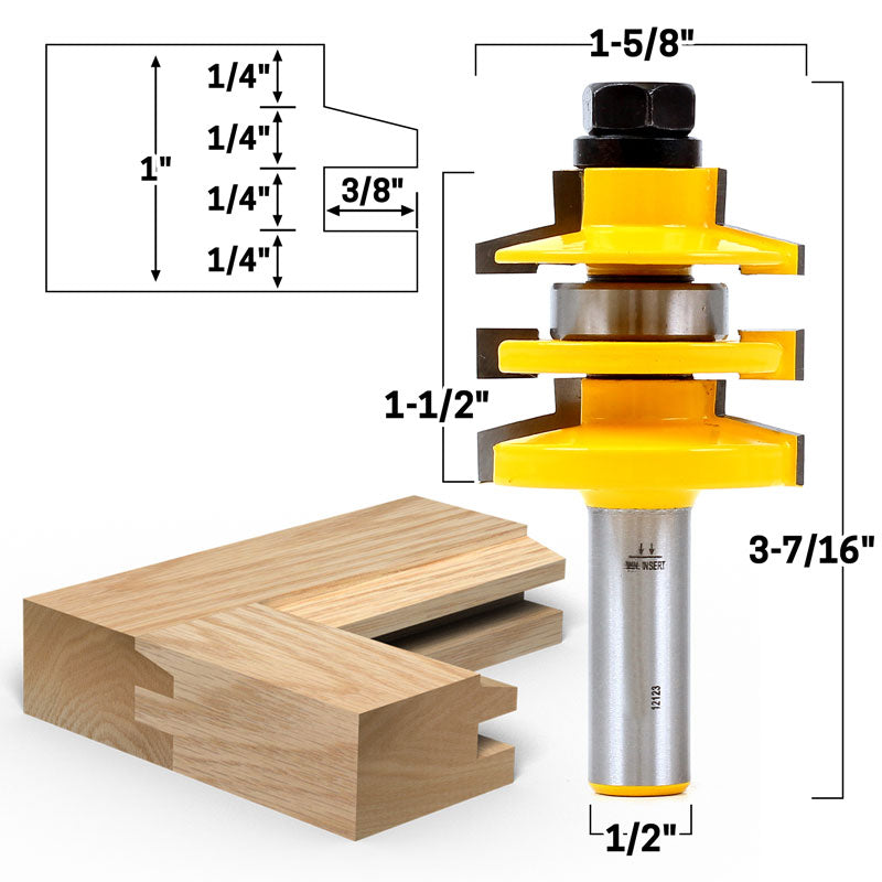 Flush Trim Template Router Bit Set