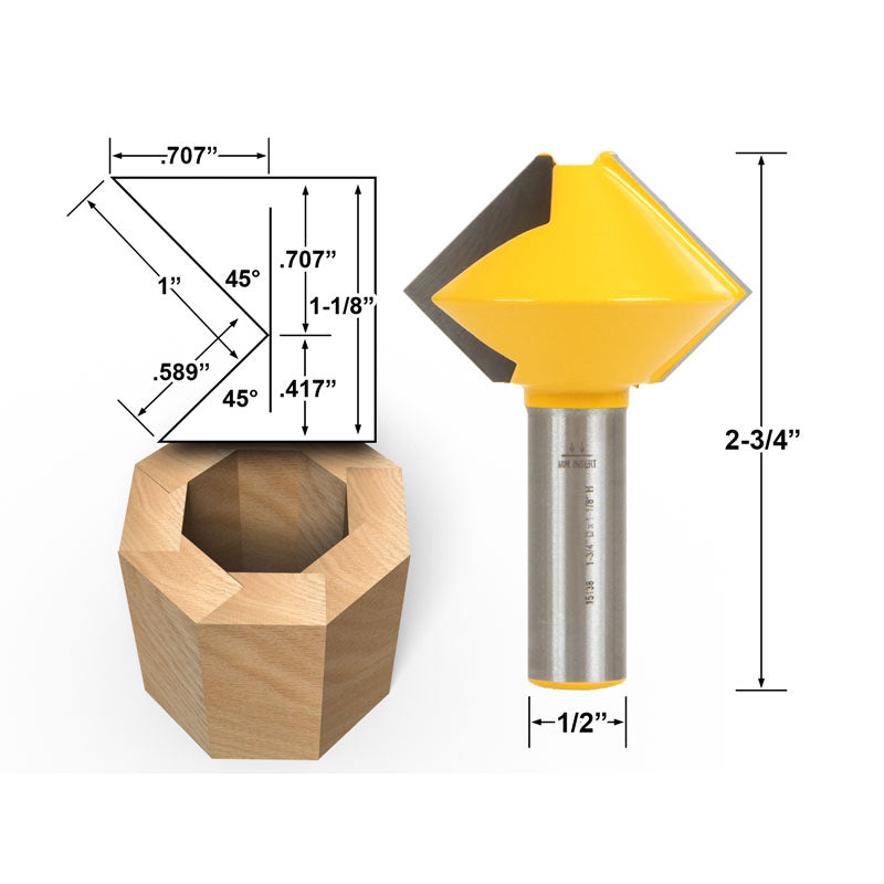 Flush Trim Template Router Bit Set
