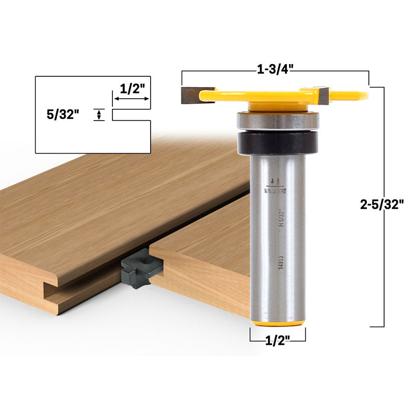 Flush Trim Template Router Bit Set