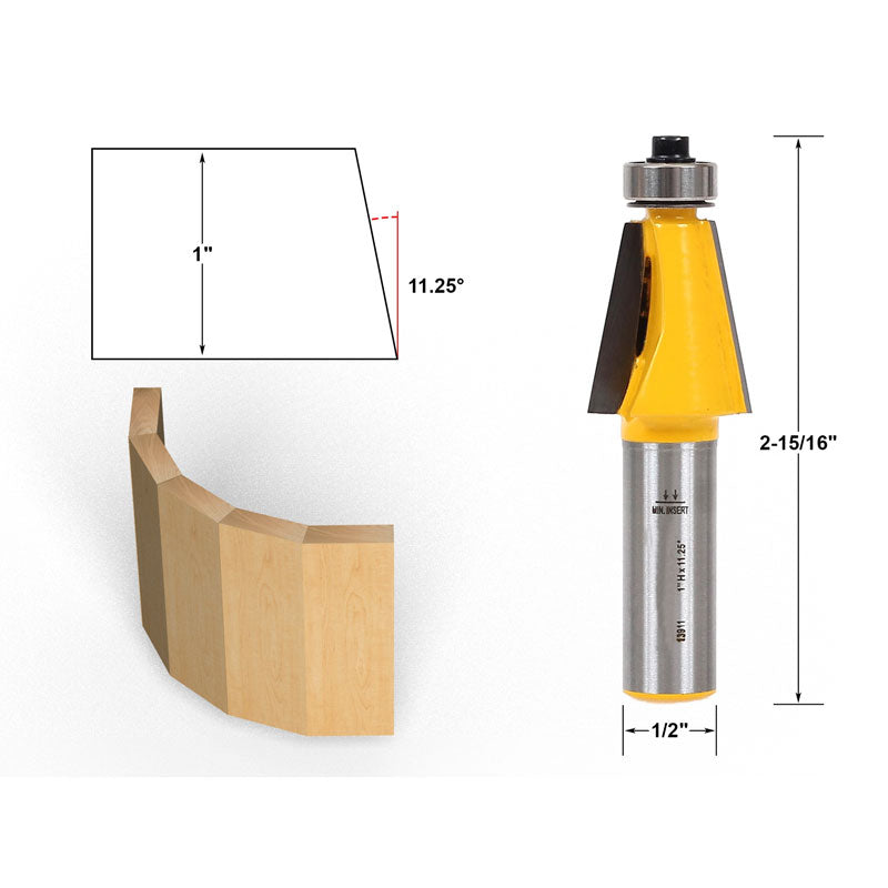 Flush Trim Template Router Bit Set