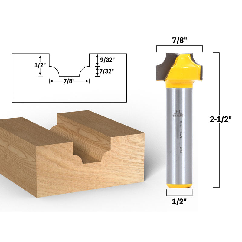 Flush Trim Template Router Bit Set