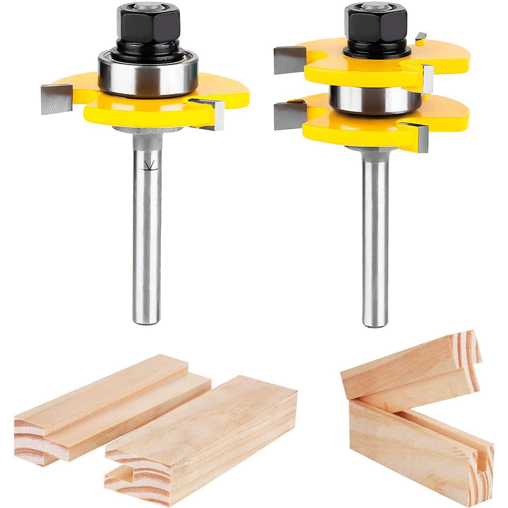 Flush Trim Template Router Bit Set