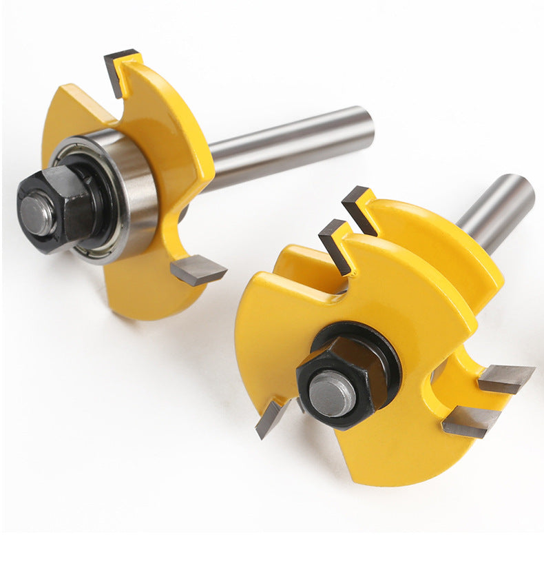Tongue and Groove Router Bit Set – 1/4