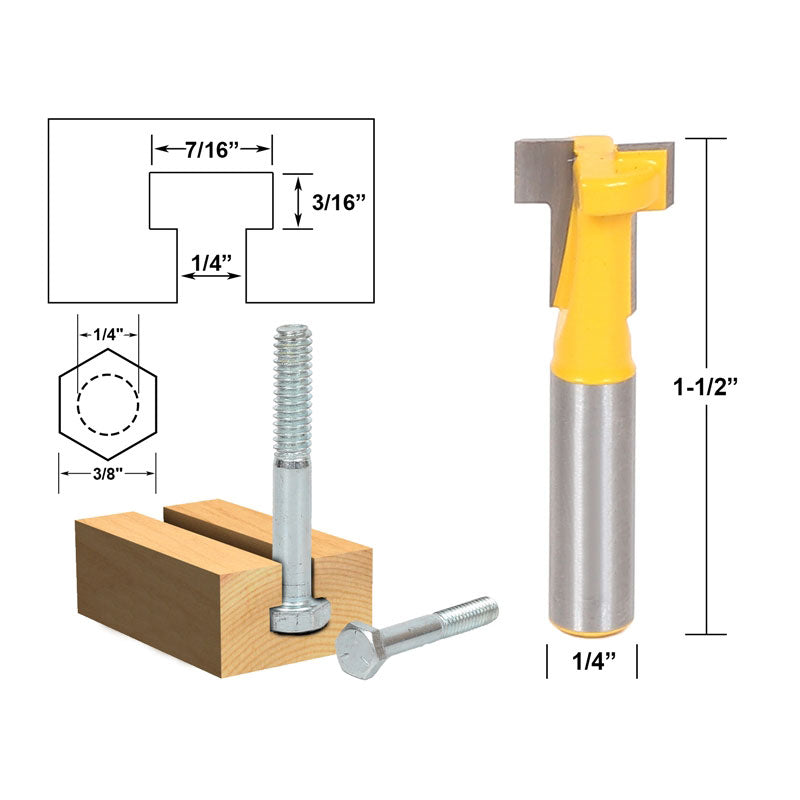 T Slot Cutter 1/4