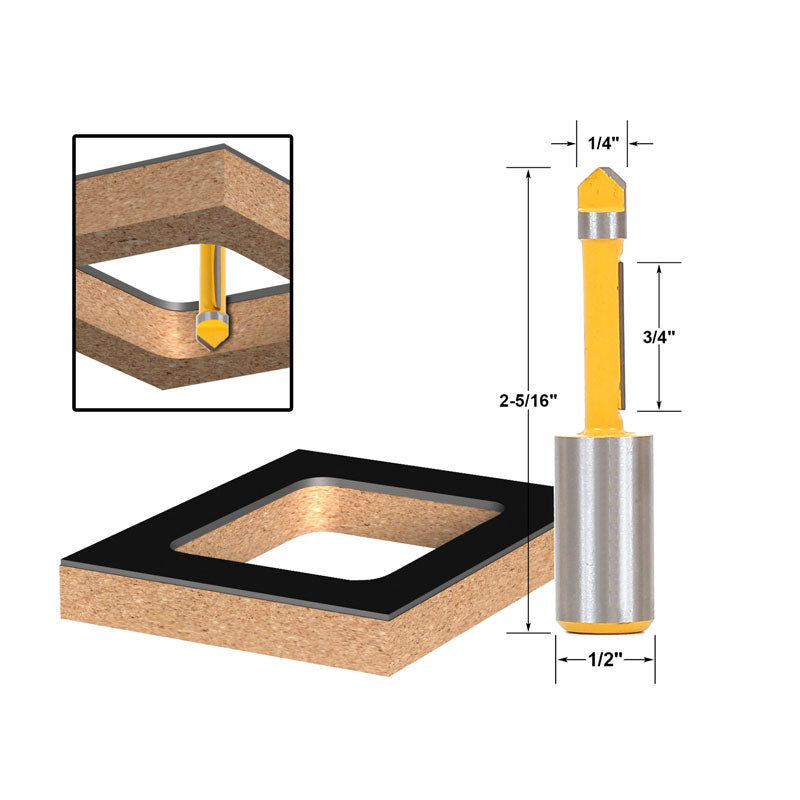 Flush Trim Template Router Bit Set