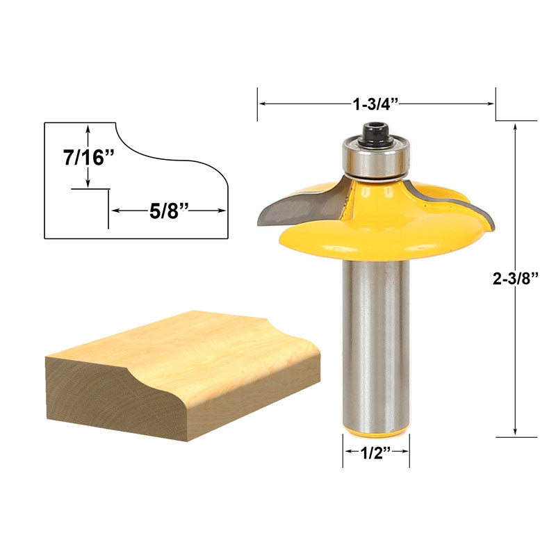 Flush Trim Template Router Bit Set
