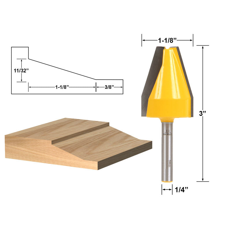 Flush Trim Template Router Bit Set