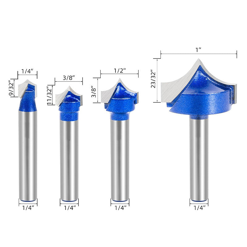 4Pcs 1/4