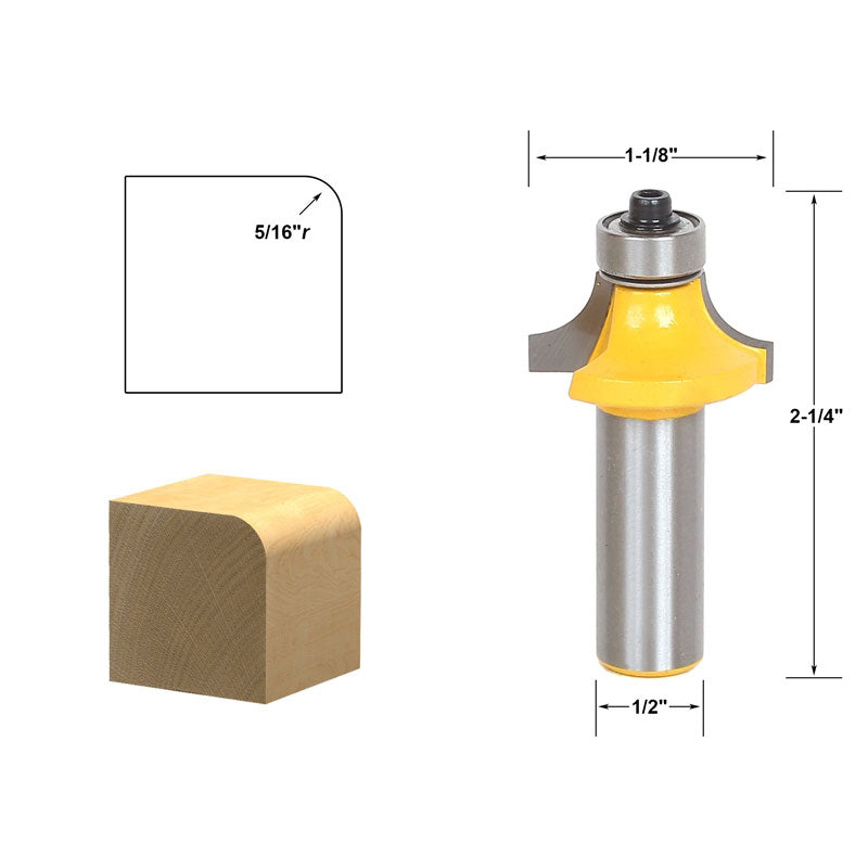 Flush Trim Template Router Bit Set