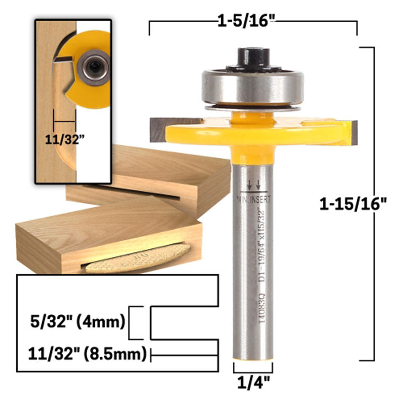 Flush Trim Template Router Bit Set