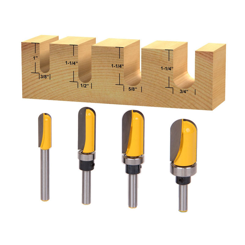 4 Bit Round Nose Plunge 1/4