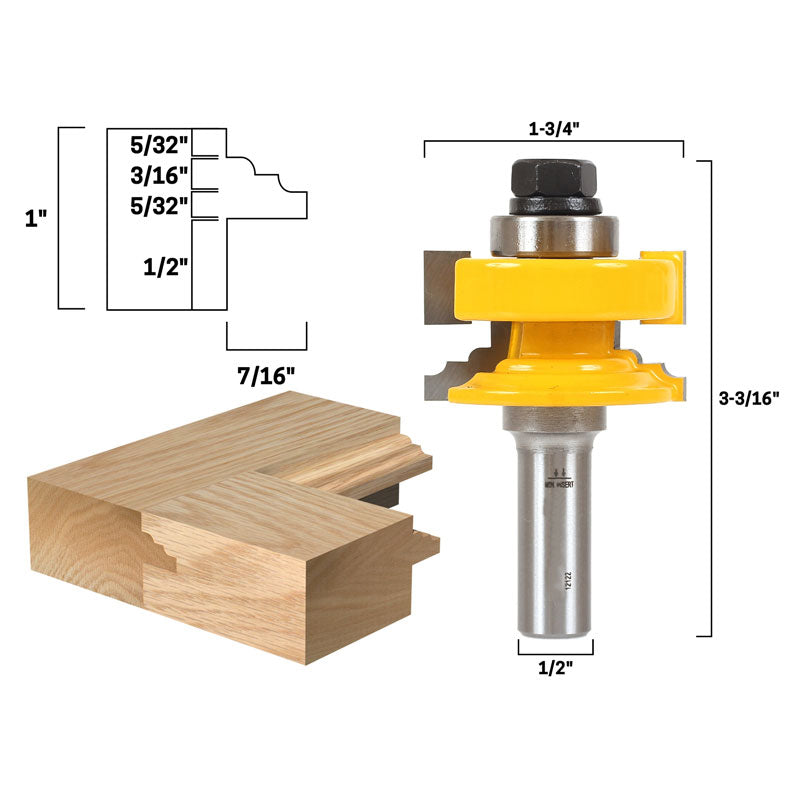 Flush Trim Template Router Bit Set