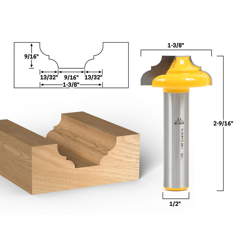 Flush Trim Template Router Bit Set
