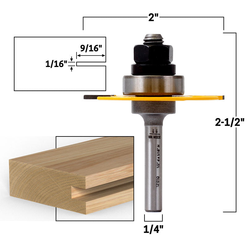 Flush Trim Template Router Bit Set