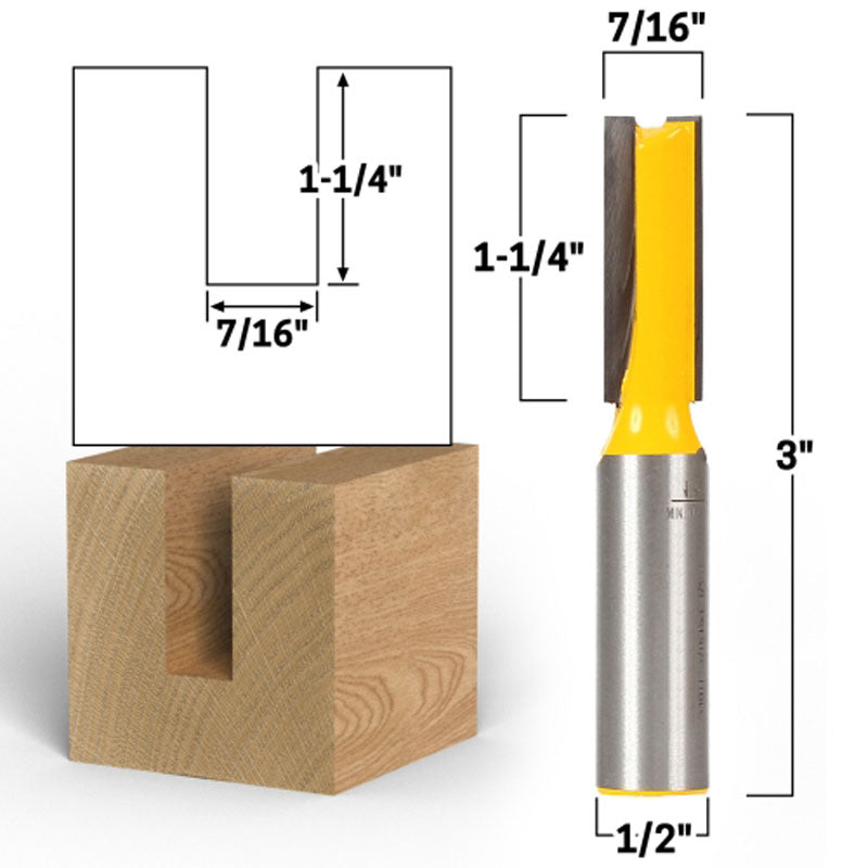Flush Trim Template Router Bit Set