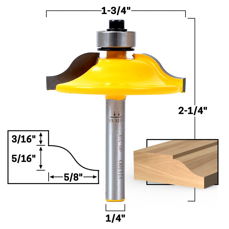 Flush Trim Template Router Bit Set