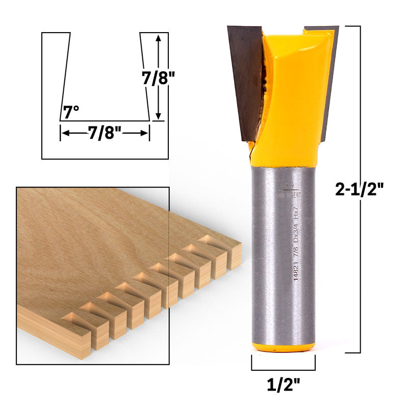 Flush Trim Template Router Bit Set