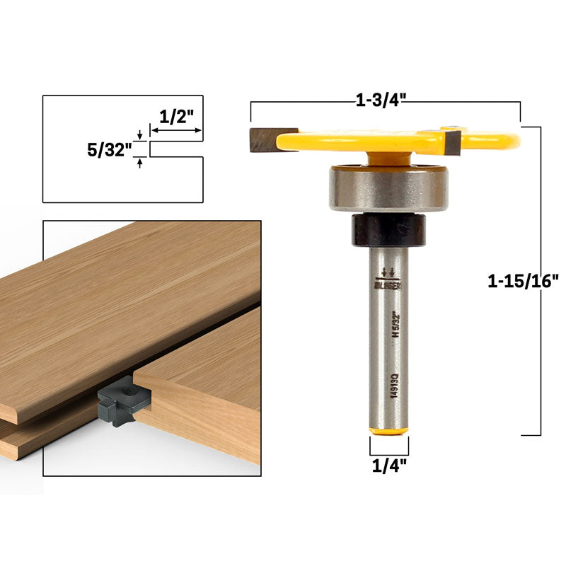 Flush Trim Template Router Bit Set