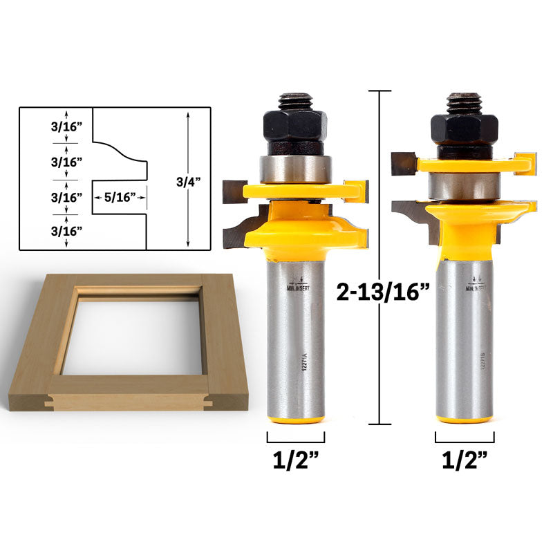 Ogee 2 Bit Junior Rail and Stile 1/2