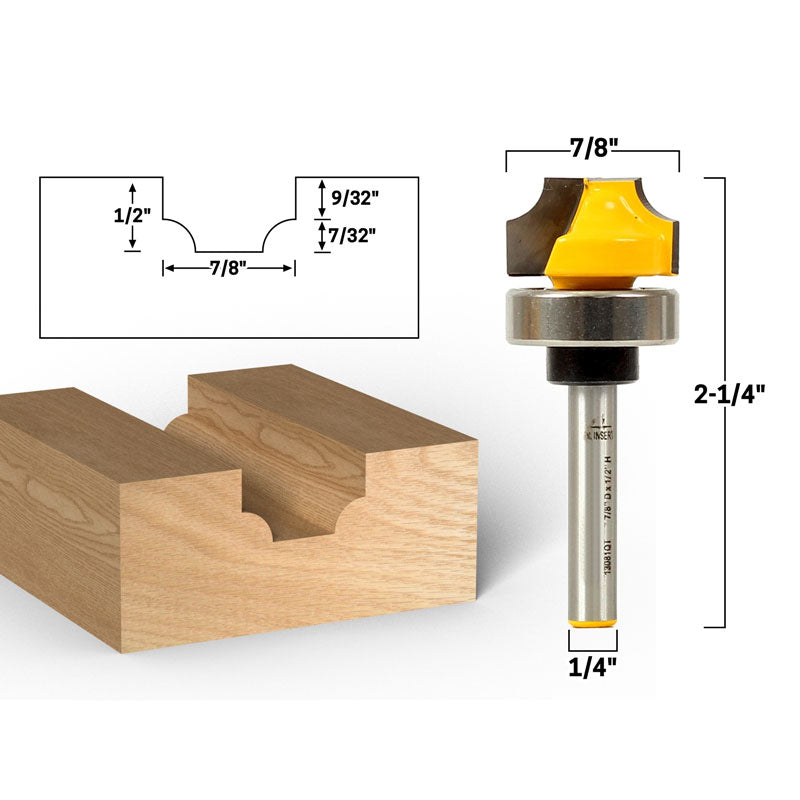 Flush Trim Template Router Bit Set