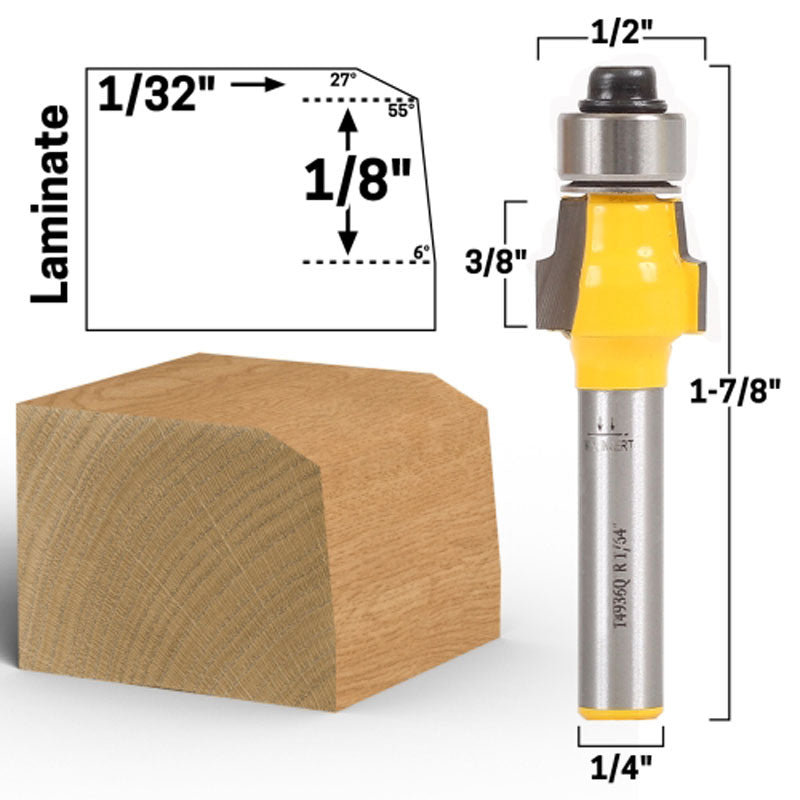 Flush Trim Template Router Bit Set