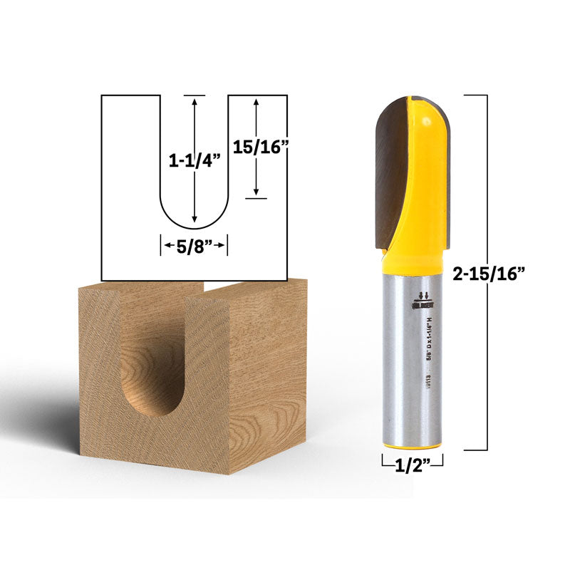 Flush Trim Template Router Bit Set
