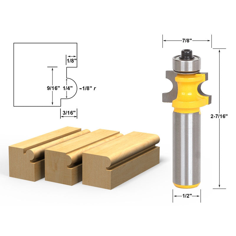 Flush Trim Template Router Bit Set