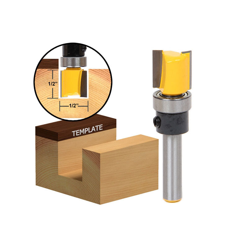 Flush Trim Template Router Bit Set