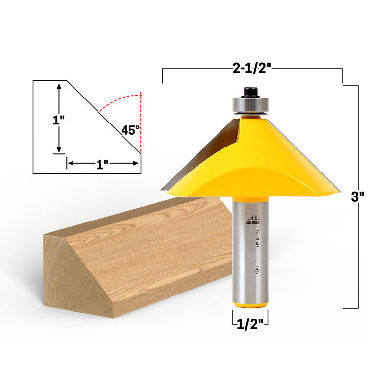 Flush Trim Template Router Bit Set