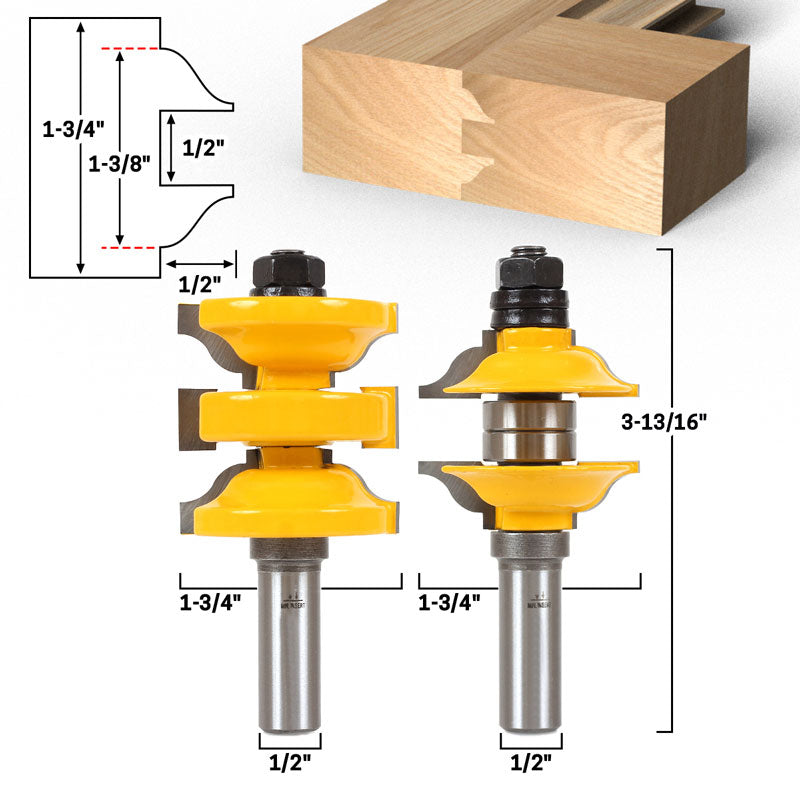 Flush Trim Template Router Bit Set
