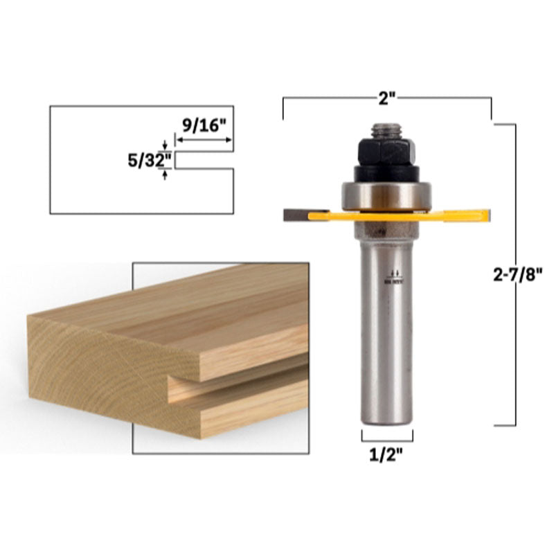Flush Trim Template Router Bit Set