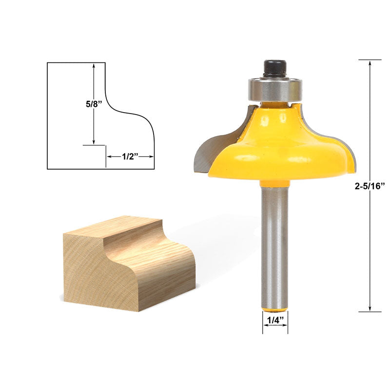 Ogee Edging and Molding Large 1/4