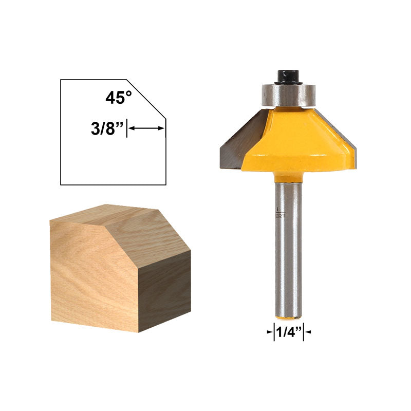Flush Trim Template Router Bit Set