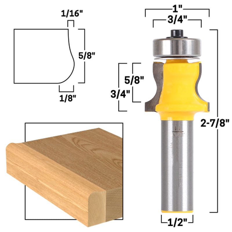Flush Trim Template Router Bit Set