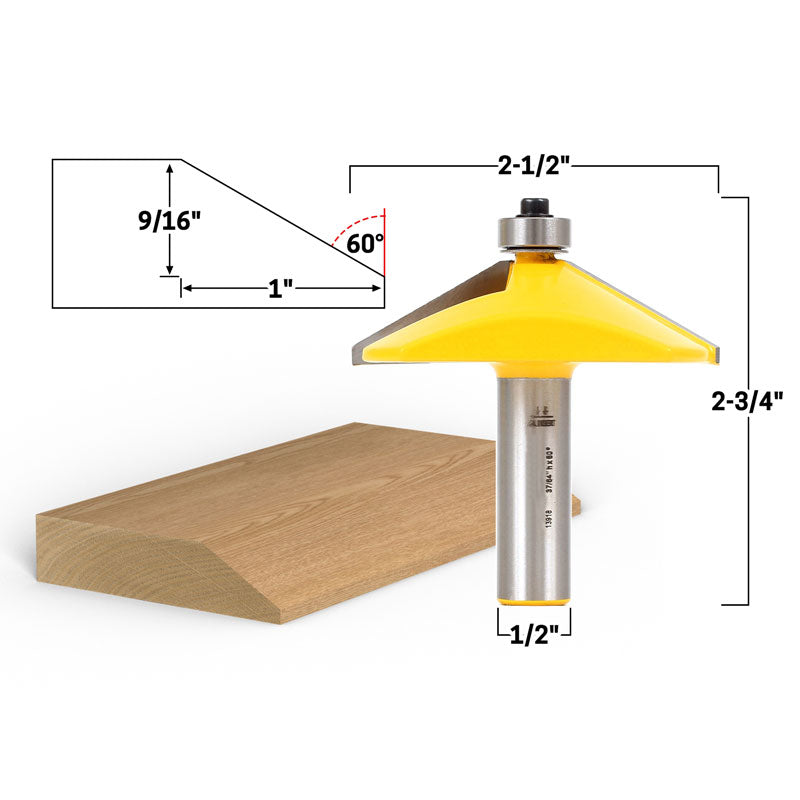Flush Trim Template Router Bit Set