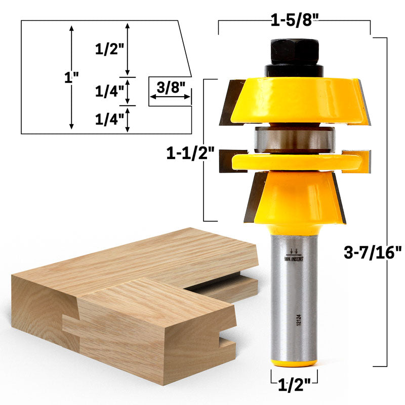 Flush Trim Template Router Bit Set