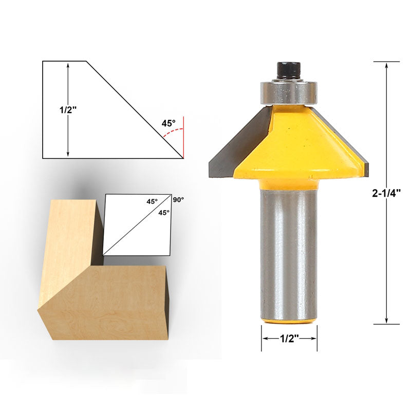 45° Chamfer & Bevel Edging 1/2