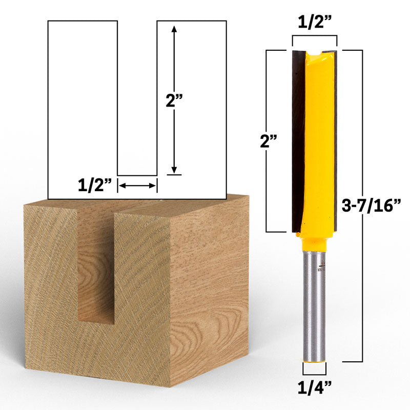 Flush Trim Template Router Bit Set