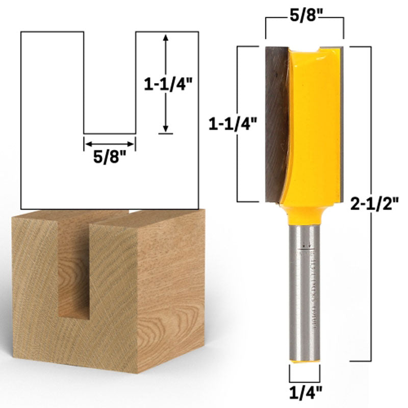 Flush Trim Template Router Bit Set