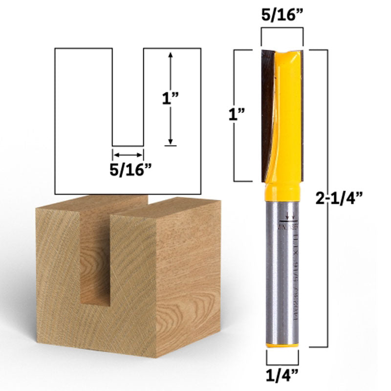 Flush Trim Template Router Bit Set