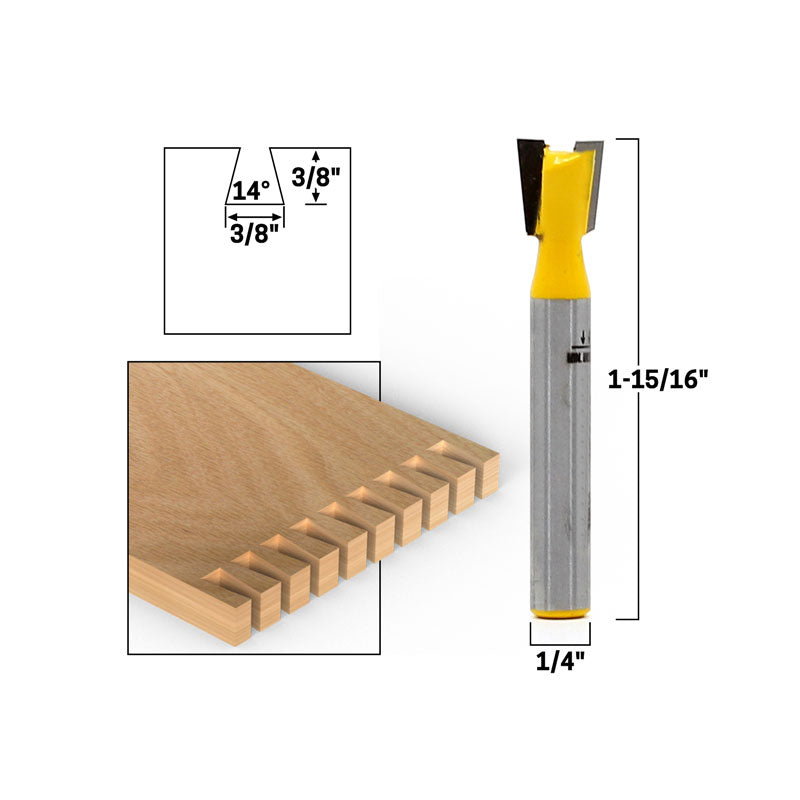 Flush Trim Template Router Bit Set
