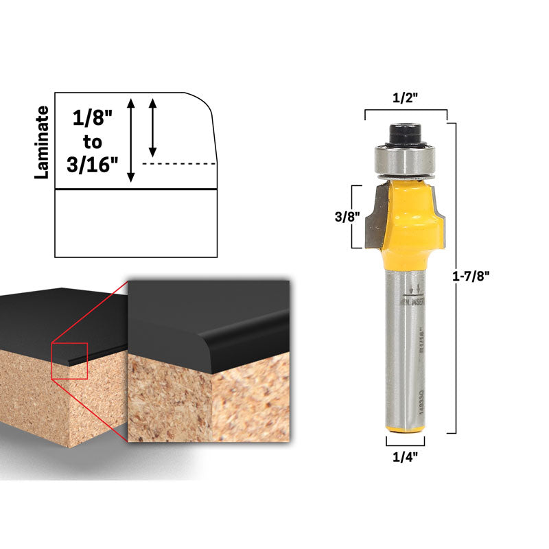 Flush Trim Template Router Bit Set