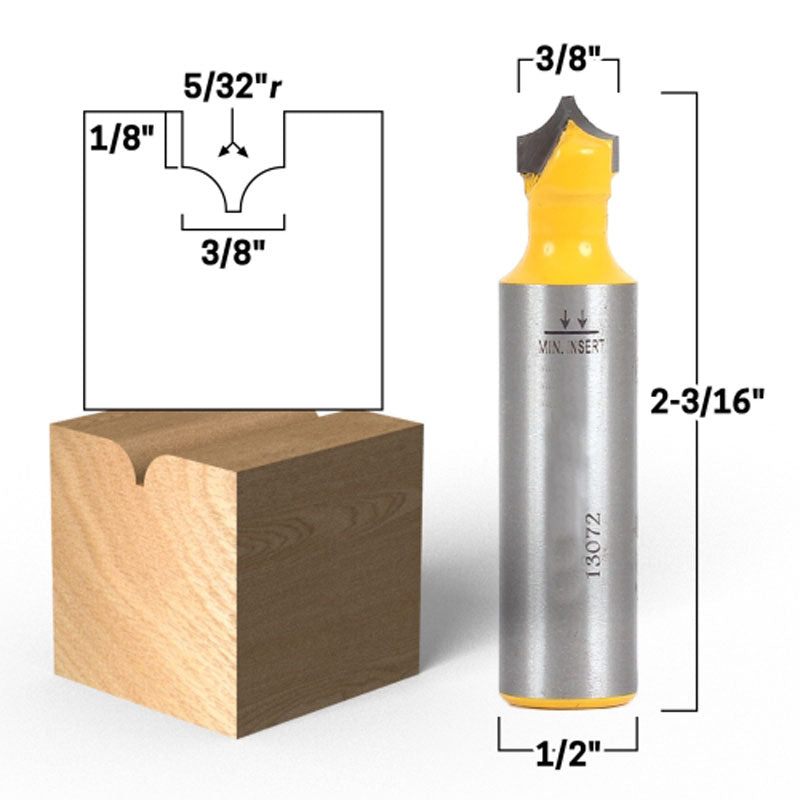Flush Trim Template Router Bit Set