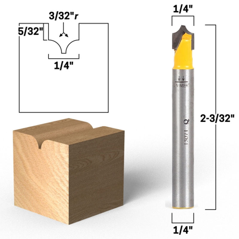 Flush Trim Template Router Bit Set